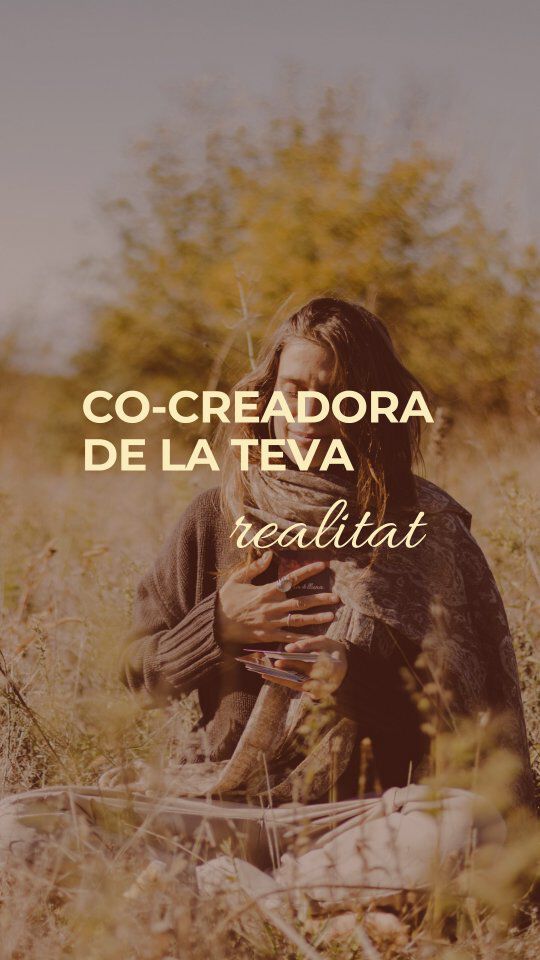 Al link de la bio t'hi he deixat l'enllaç per enviar-te al teu correu un àudio on et faig una proposta per a observar en el teu quotidià la teva capacitat de co-creació en la teva vida ❤️

Desitjo que gaudeixis d'anar a dins teu i de retrobar-te amb aquesta força i guia interna que tenim per a fer màgia ✨

M'agradarà llegir-te si ho fas!

Agraïda,
Judith

#delapellalanima